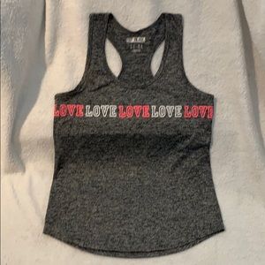 Stretchy like new muscle tank. Stretchy size med